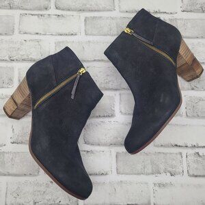 Cole Haan Genuine Leather Black Davenport Heeled Bootie Women's Size 11